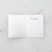 Japanse golven, kobalt blauw en wit Kaart (Binnen)