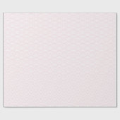 Japanse golven, lichtroze op wit omslagpapier cadeaupapier (Vlak)