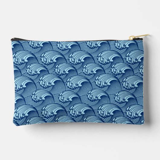  Japanse golven, marine en Sky Blue Etui (Achterkant)