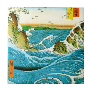 Japanse golven Naruto draaikolk oceaan kunstwerk Tegeltje