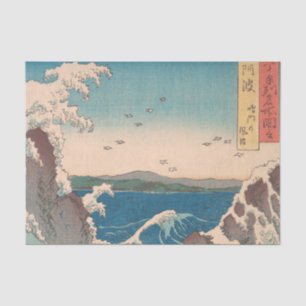 Japanse golven Naruto draaikolk oceaan kunstwerk Tissuepapier