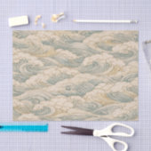 JAPANSE GOLVEN PATROON TISSUE PAPER TISSUEPAPIER (Craft)