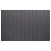 Japanse golven Pattern Navy Blue en Gold Brown Stof (Yard (91,4 cm))