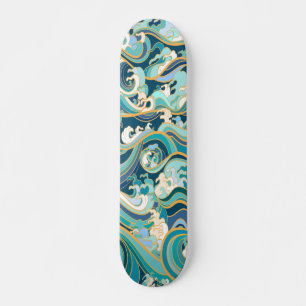 Japanse golven persoonlijk skateboard