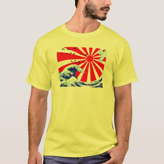 Japanse golven t-shirt (Voorkant)