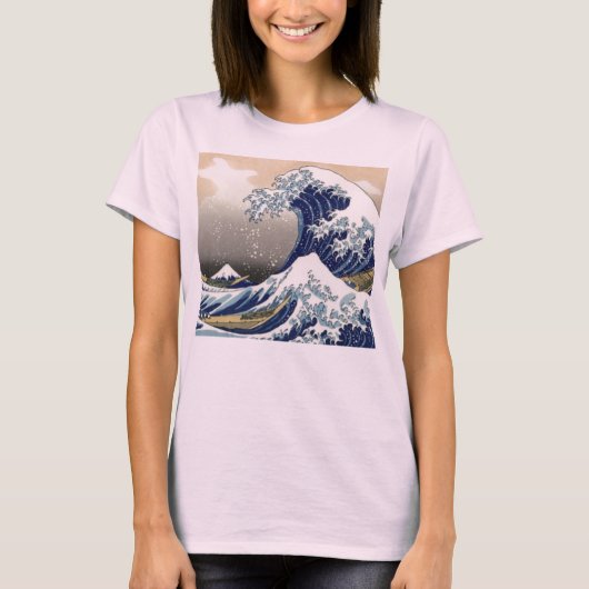 Japanse golven t-shirt (Voorkant)
