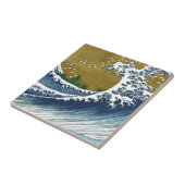  Japanse golven Tegeltje (Zijkant)