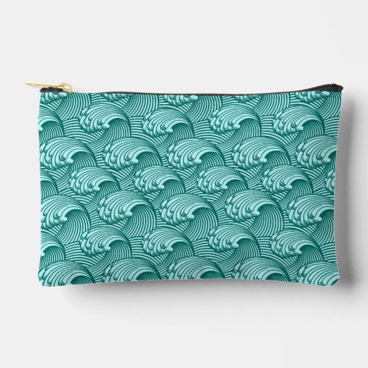  Japanse golven, Turquoise en Aqua Etui (Voorkant)