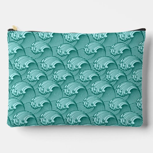 Japanse golven, Turquoise en Aqua Etui (Voorkant)