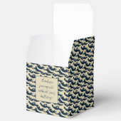 Japanse golven vierkant voor doos bedankdoosjes (Geopend)