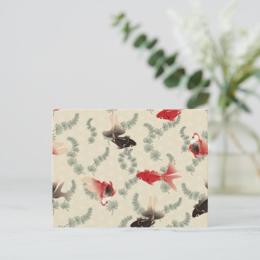 Japanse Goudvis Briefkaart (Staand voorkant)