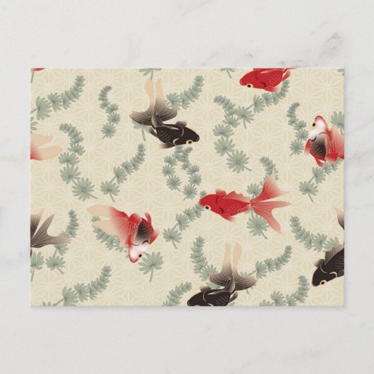 Japanse Goudvis Briefkaart (Voorkant)
