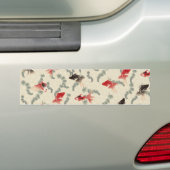 Japanse goudvis bumpersticker (Op auto)