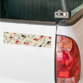 Japanse goudvis bumpersticker (Op Truck)