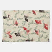 Japanse goudvis theedoek (Horizontaal)