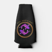 Japanse goudvis Yin en Yang Flesjeskoeler (Voorkant)