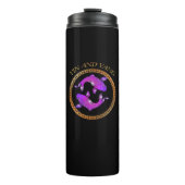 Japanse goudvis Yin en Yang Thermosbeker (Voorkant)