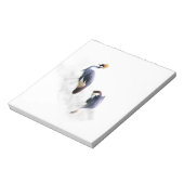 Japanse grijze kruiperen notitieblok (Linkerzijde)