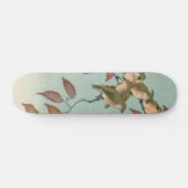  Japanse groene kunstvogels Persoonlijk Skateboard (Horizontaal)