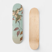  Japanse groene kunstvogels Persoonlijk Skateboard (Voorkant)