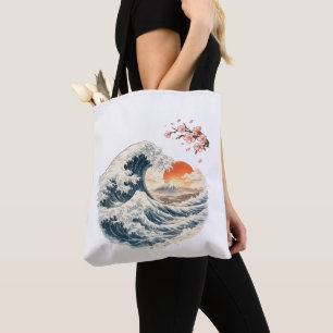Japanse Grote Golf Tote Tas met Kersenbloesem