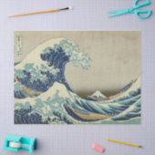 Japanse Grote Golf van Kanagawa door Hokusai Tissuepapier (Craft)