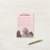 Japanse Grote Tengu Yokai Checklist Post-it® Notes (Op bureau)