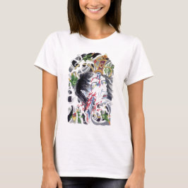 Japanse Groteske Zwaardontwerp T-shirt