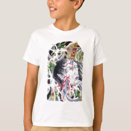 Japanse Groteske Zwaardontwerp T-shirt