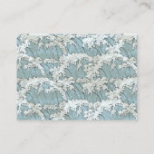 Japanse Haiku Poem Note Card Visitekaartje (Achterkant)