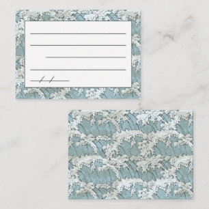 Japanse Haiku Poem Note Card Visitekaartje