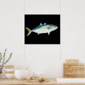 Japanse Hamachi Yellowtail Amberjack Poster (Keuken)