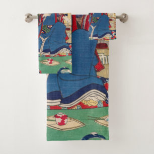 Japanse handdoekset bad handdoek