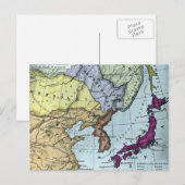 Japanse handtintkaart 日 本 Briefkaart (Voorkant / Achterkant)