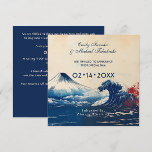 Japanse harmonie met Fuji Save The Date