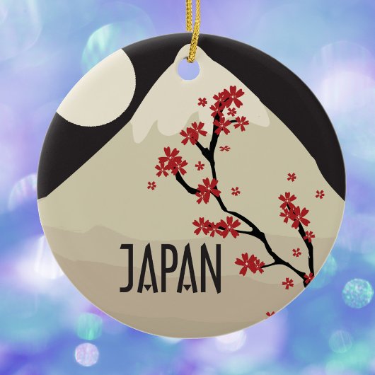 Japanse herdenking keramisch ornament