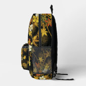 Japanse Herfstbladeren Antieke Botanische Bedrukte Rugzak (Rechts)