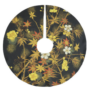 Japanse Herfstbladeren Antieke Botanische Kerstboom Rok