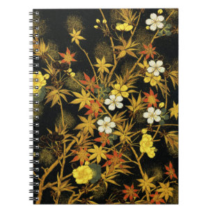 Japanse Herfstbladeren Antieke Botanische Notitieboek
