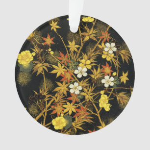 Japanse Herfstbladeren Antieke Botanische Ornament