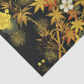 Japanse Herfstbladeren Antieke Botanische Tissuepapier (Detail)