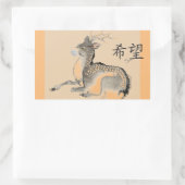 JAPANSE HERTEN MET MOND MASKER Sticker (Tas)