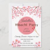 Japanse Hibachi Dinner Party Uitnodiging Verjaarda (Voorkant)