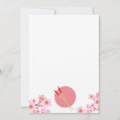 Japanse Hibachi Dinner Party Uitnodiging Verjaarda (Achterkant)