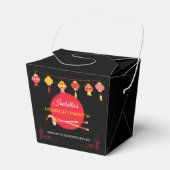 Japanse Hibachi Dinner Party Uitnodiging Verjaarda Bedankdoosjes (Voorkant Zijde)