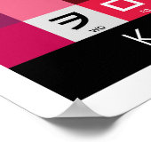 Japanse Hiragana- en Katakana-tafel Poster (Hoek)