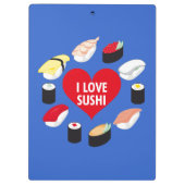 Japanse Hiragana- en Katakana-tafel (Sushi) Klembord (Achterkant)