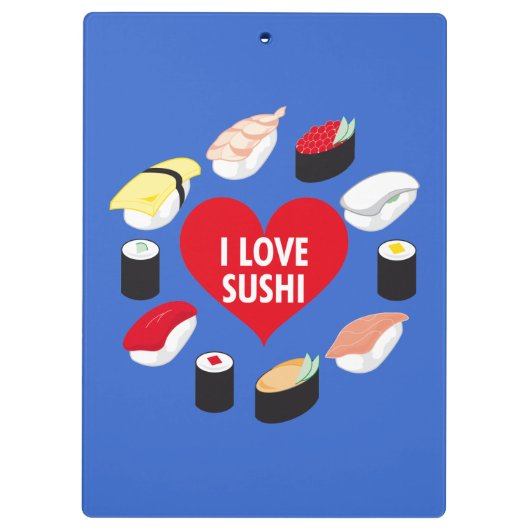 Japanse Hiragana- en Katakana-tafel (Sushi) Klembord (Achterkant)