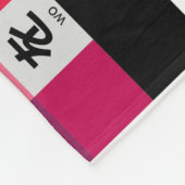 Japanse Hiragana-tabel Fleece Deken (Hoek)
