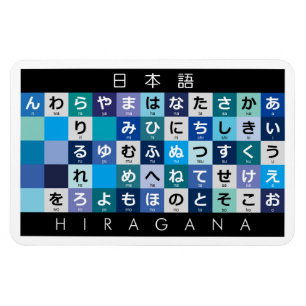 Japanse Hiragana-tabel Magneet